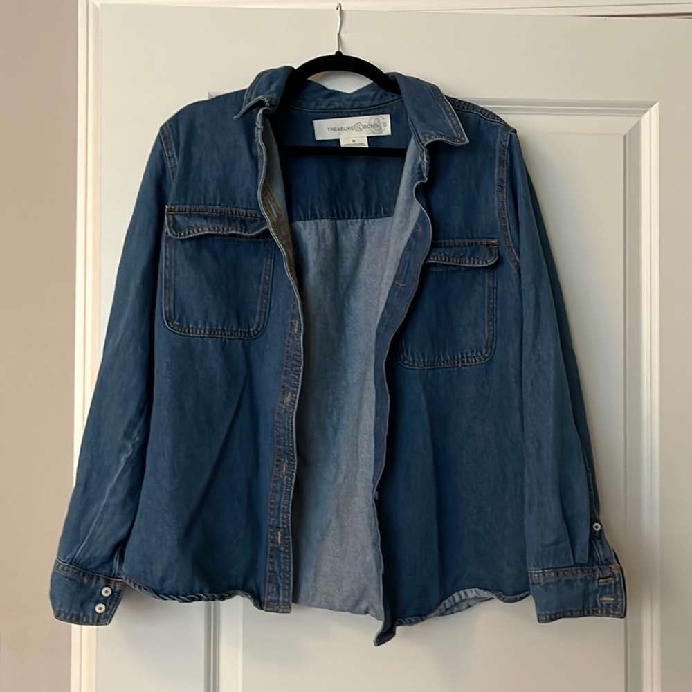 Treasure and Bond Denim Shacket